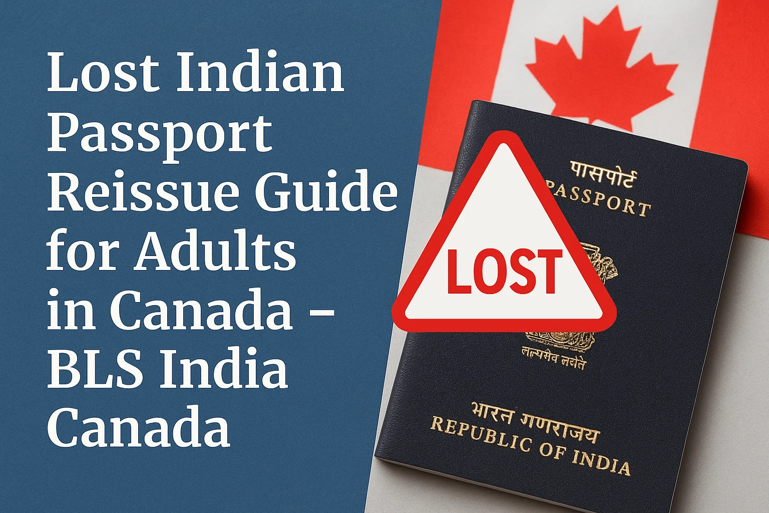 Lost Indian Passport Reissue Guide for Adults in Canada